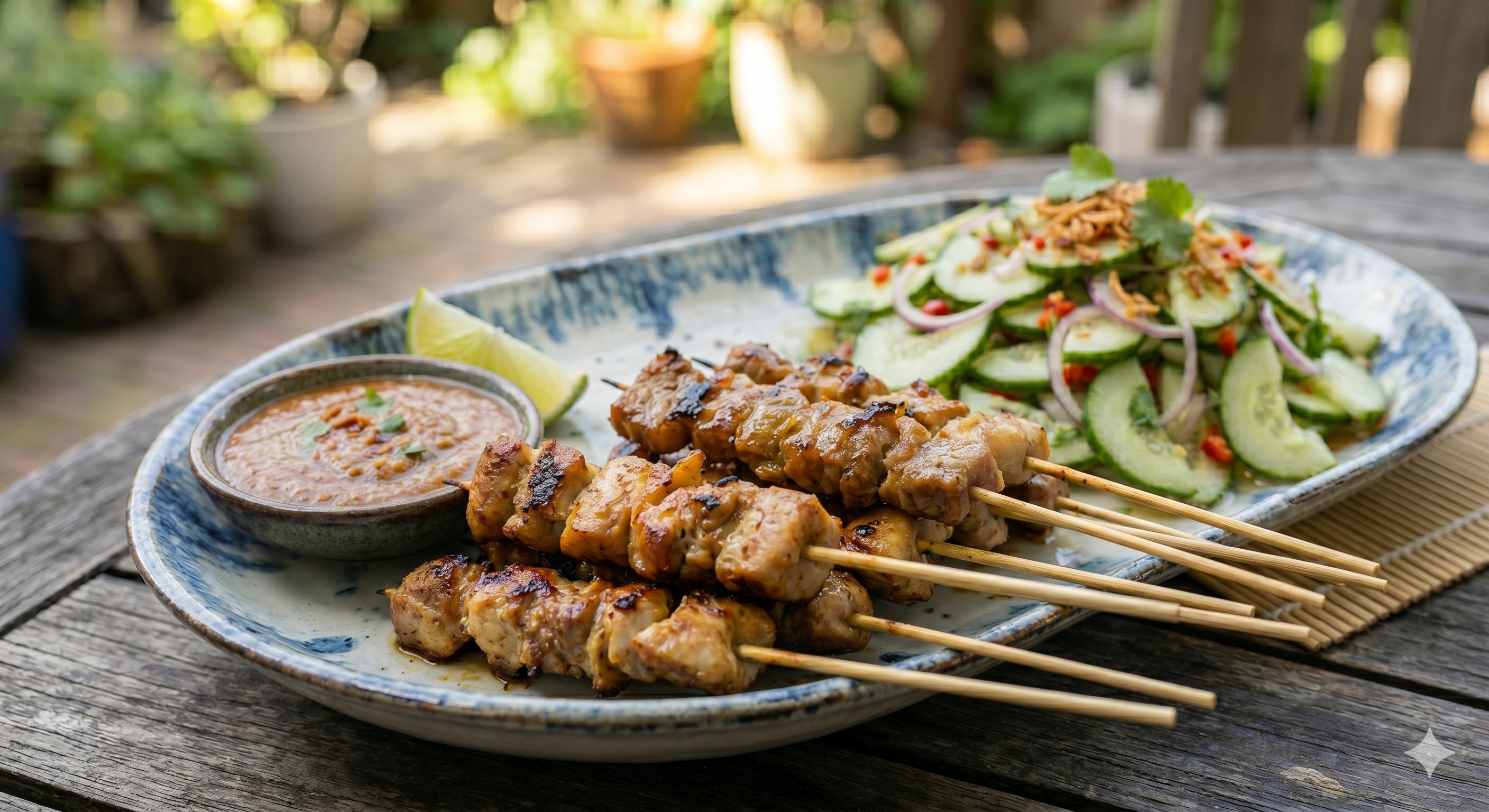 Varkenshaas Sate (4 personen)